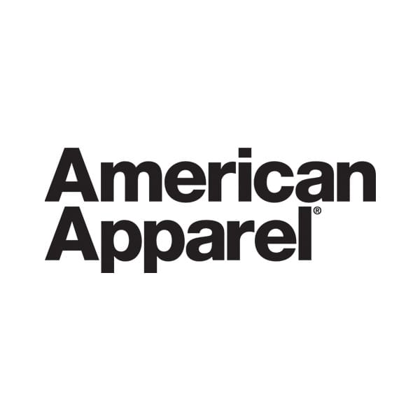 American apparel logo.