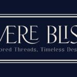 A blue banner with the words " revere bliss " in white lettering.
